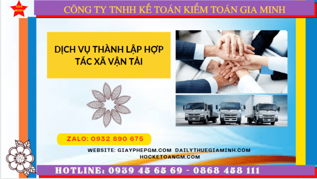 Dịch vụ thành lập hợp tác xã vận tải tại quảng ninh 6 Dịch vụ thành lập hợp tác xã vận tải tại Quảng Ninh