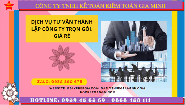 Dịch vụ tư vấn thành lập công ty trọn gói, giá rẻ tại gia lai 4 Dịch vụ thành lập công ty trọn gói giá rẻ tại Gia Lai