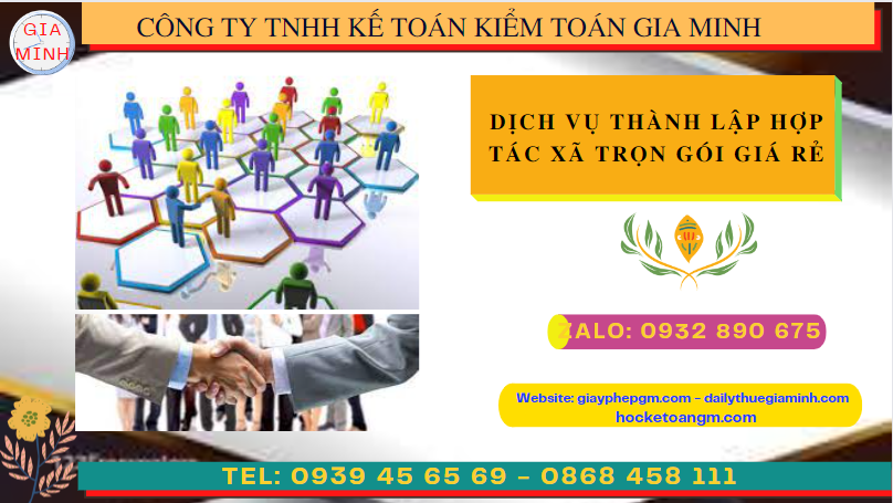Dịch vụ thành lập hợp tác xã ninh bình trọn gói giá rẻ 4 Dịch vụ làm thủ tục thành lập hợp tác xã trọn gói giá rẻ tại Ninh Bình
