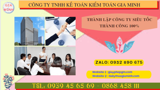 Thành lập công ty siêu tốc thành công 100% tại hải phòng 4 Thành lập chi nhánh công ty uy tín tại Hải Phòng