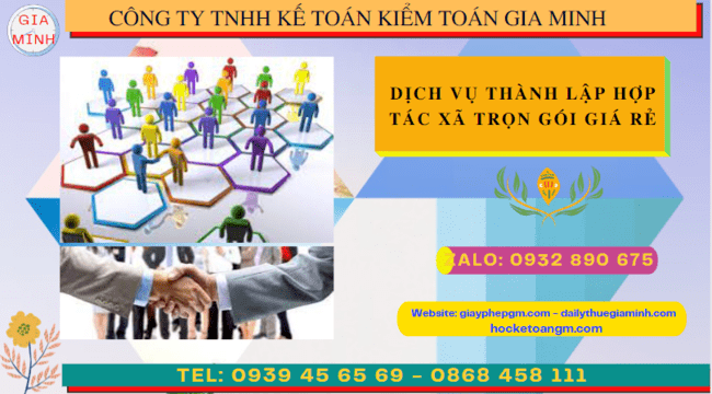 Dịch vụ thành lập hợp tác xã vĩnh phúc trọn gói giá rẻ 4 Dịch vụ làm thủ tục thành lập hợp tác xã trọn gói giá rẻ tại Vĩnh Phúc