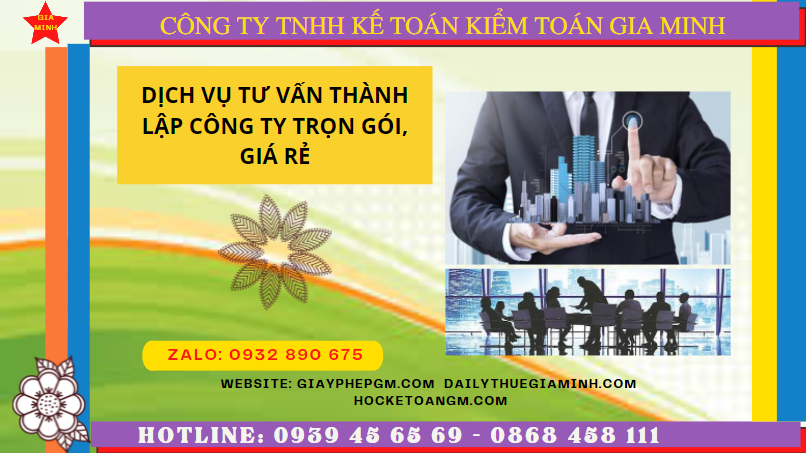 Dịch vụ tư vấn thành lập công ty trọn gói, giá rẻ tại bình phước 4 Dịch vụ thành lập công ty trọn gói giá rẻ tại Bình Phước