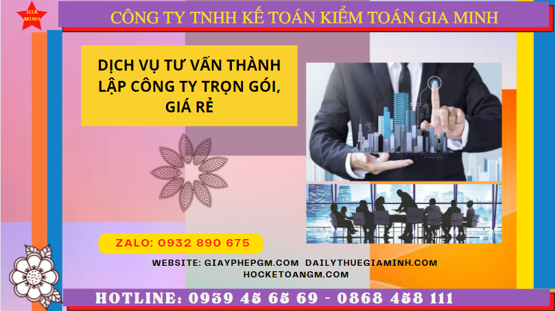 Dịch vụ tư vấn thành lập công ty trọn gói, giá rẻ tại an giang 4 Dịch vụ tư vấn thành lập công ty trọn gói giá rẻ tại An Giang