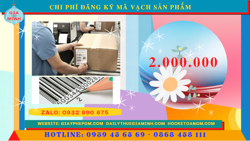 Đăng ký mã vạch sản phẩm tại quận ninh kiều 5 Bảng giá đăng ký mã vạch trọn gói tại Quận Ninh Kiều