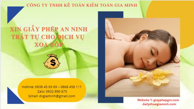 XIN GIẤY PHÉP AN NINH TRẬT TỰ CHO DỊCH VỤ XOA BÓP TẠI TT HUẾ 3 Xin cấp giấy chứng nhận an ninh trật tự tại TT Huế