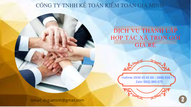 Dịch vụ thành lập hợp tác xã bắc kạn trọn gói giá rẻ 6 Dịch vụ thành lập hợp tác xã Bắc Kạn trọn gói giá rẻ