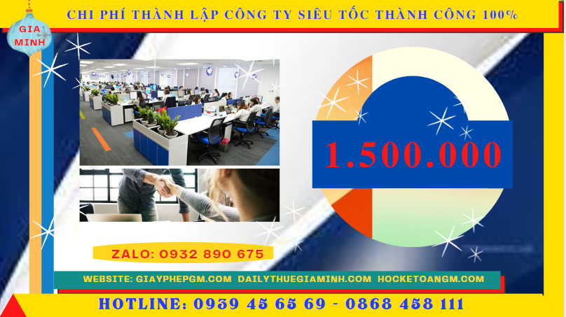 Chi phí thành lập công ty nhanh chóng tại Ninh Bình