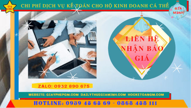 DỊCH VỤ KẾ TOÁN CHO HỘ KINH DOANH CÁ THỂ TẠI TT HUẾ 5 Giá dịch vụ kế toán thuế hộ kinh doanh tại TT Huế