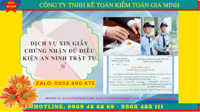 DỊCH VỤ XIN GIẤY CHỨNG NHẬN ĐỦ ĐIỀU KIỆN AN NINH TRẬT TỰ TẠI YÊN BÁI 4 Dịch vụ xin giấy chứng nhận đủ điều kiện an ninh trật tự tại Yên Bái