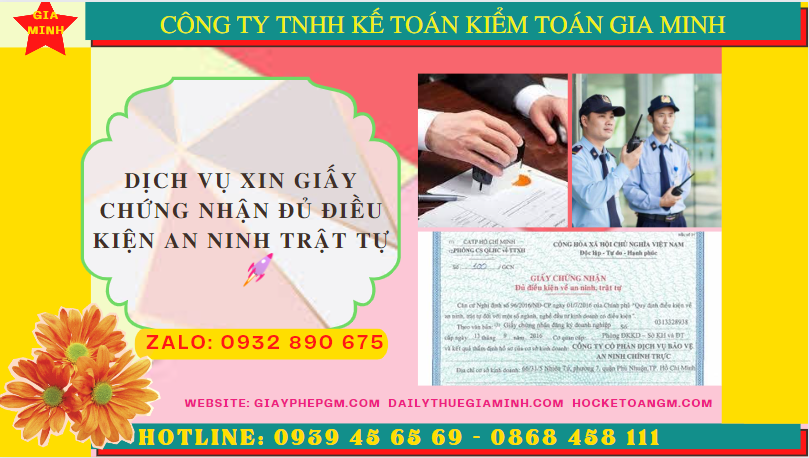 DỊCH VỤ XIN GIẤY CHỨNG NHẬN ĐỦ ĐIỀU KIỆN AN NINH TRẬT TỰ TẠI THÀNH PHỐ HƯNG YÊN 4 Dịch vụ xin giấy chứng nhận đủ điều kiện an ninh trật tự tại Thành Phố Hưng Yên