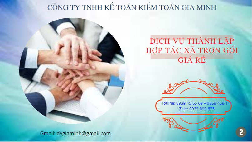 Dịch vụ thành lập hợp tác xã cao bằng trọn gói giá rẻ 6 Dịch vụ thành lập hợp tác xã Cao Bằng trọn gói giá rẻ