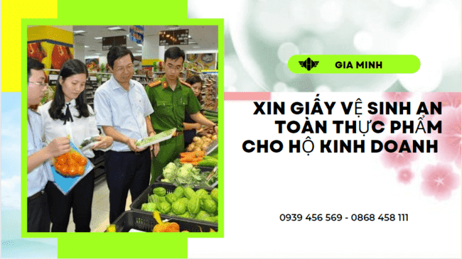 XIN GIẤY VỆ SINH AN TOÀN THỰC PHẨM CHO HỘ KINH DOANH TẠI THỪA THIÊN HUẾ 4 Giấy phép vệ sinh an toàn thực phẩm cho hộ kinh doanh tại Thừa Thiên Huế