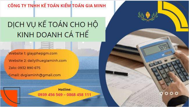 DỊCH VỤ KẾ TOÁN CHO HỘ KINH DOANH CÁ THỂ TẠI TT HUẾ 6 Địa chỉ làm dịch vụ kế toán hộ kinh doanh tại TT Huế