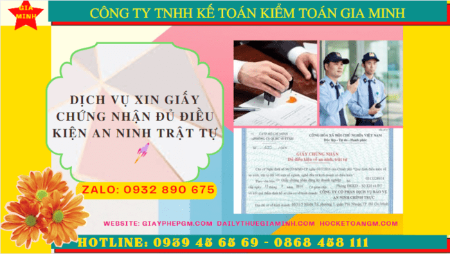 DỊCH VỤ XIN GIẤY CHỨNG NHẬN ĐỦ ĐIỀU KIỆN AN NINH TRẬT TỰ TẠI Thành phố HƯNG YÊN 4 Dịch vụ xin giấy chứng nhận đủ điều kiện an ninh trật tự tại Thành phố Hưng Yên