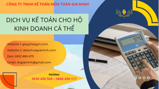 Địa chỉ làm dịch vụ kế toán hộ kinh doanh tại Thừa Thiên Huế