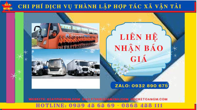 Dịch vụ thành lập hợp tác xã vận tải tại lạng sơn 5 Chi phí thành lập hợp tác xã vận tải tại Lạng Sơn