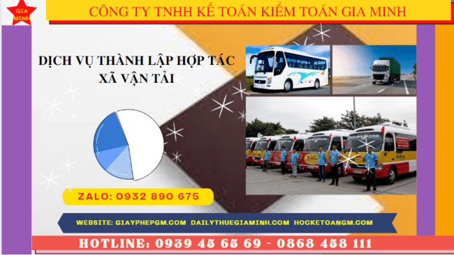 DỊCH VỤ THÀNH LẬP HỢP TÁC XÃ VẬN TẢI TẠI THÁI BÌNH 4 Điều kiện thành lập hợp tác xã vận tải tại Thái Bình