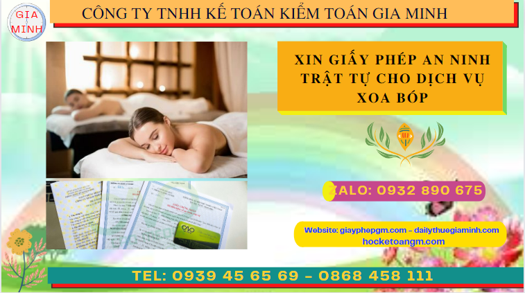XIN GIẤY PHÉP AN NINH TRẬT TỰ CHO DỊCH VỤ XOA BÓP TẠI HÀ NAM 4 Thủ tục xin giấy phép an ninh trật tự ở Hà Nam