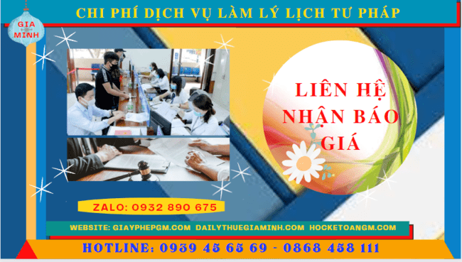 Dịch vụ làm lý lịch tư pháp ở cao bằng 5 Chi phí làm phiếu lý lịch tư pháp nhanh ở Cao Bằng