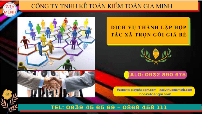 Dịch vụ làm thủ tục thành lập hợp tác xã trọn gói giá rẻ tại Hòa Bình