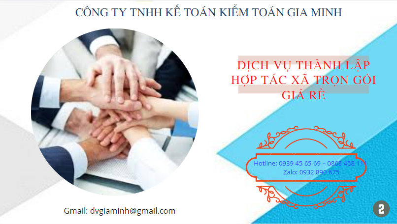 Dịch vụ thành lập hợp tác xã yên bái trọn gói giá rẻ 6 Hướng dẫn trình tự thành lập hợp tác xã tại Yên Bái