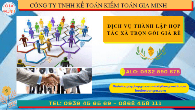 Dịch vụ thành lập hợp tác xã lào cai trọn gói giá rẻ 4 Dịch vụ làm thủ tục thành lập hợp tác xã trọn gói giá rẻ tại Lào Cai