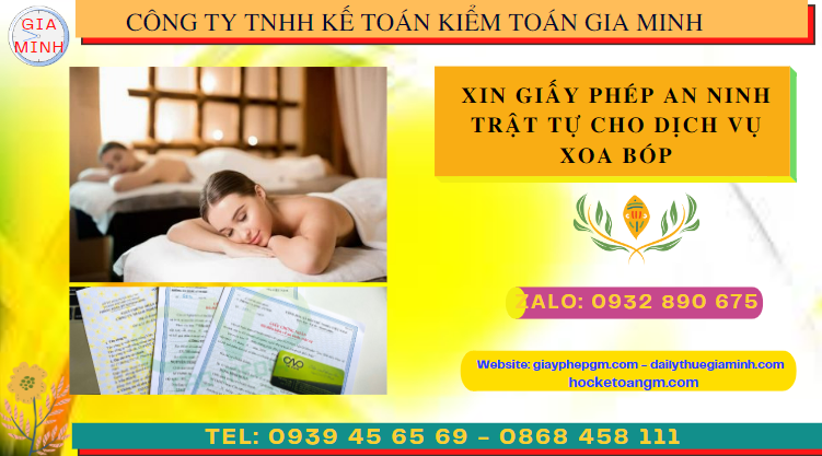 XIN GIẤY PHÉP AN NINH TRẬT TỰ CHO DỊCH VỤ XOA BÓP TẠI LAI CHÂU 4 Thủ tục xin giấy phép an ninh trật tự ở Lai Châu