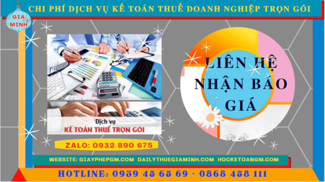 Bảng giá dịch vụ kế toán doanh nghiệp ở Thành phố Phủ Lý 