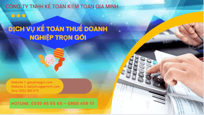 Dịch vụ kế toán thuế doanh nghiệp trọn gói tại TP Cần Thơ