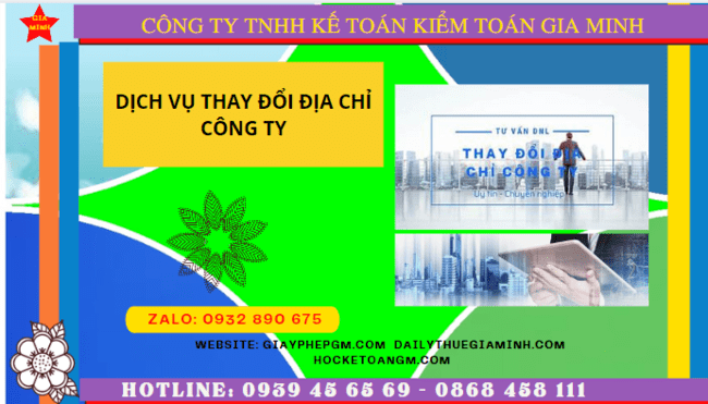 Dịch vụ thay đổi địa chỉ công ty tại thành phố huế chỉ 1.200.000 đ 6 Thủ tục chuyển địa điểm kinh doanh thay đổi tên công ty tại Thành Phố Huế