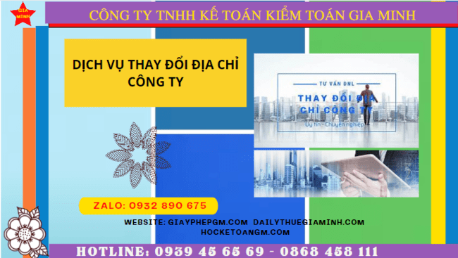 Dịch vụ thay đổi địa chỉ công ty tại thành phố hưng yên chỉ 1.200.000 đ 6 Thủ tục chuyển địa điểm kinh doanh thay đổi tên công ty tại Thành Phố Hưng Yên