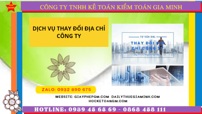 Dịch vụ thay đổi địa chỉ công ty tại thành phố huế chỉ 1.200.000 đ 4 Dịch vụ thay đổi địa chỉ trụ sở công ty tại Thành Phố Huế