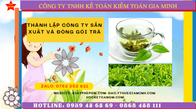 Kinh nghiệm thành lập công ty kinh doanh trà thành công tại Tphcm 