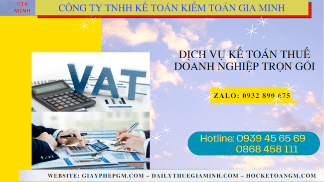 Đơn vị cung cấp dịch vụ kế toán thuế doanh nghiệp ở TP Hồ Chí Minh