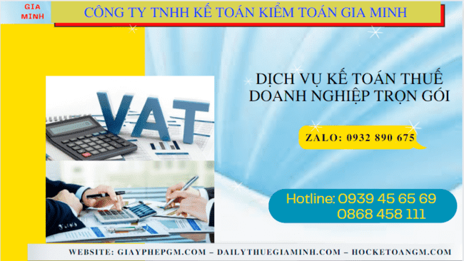 Đơn vị cung cấp dịch vụ kế toán thuế doanh nghiệp ở Hà Nội 