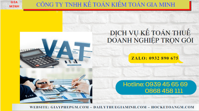 Đơn vị cung cấp dịch vụ kế toán thuế doanh nghiệp ở Thành phố Phủ Lý 