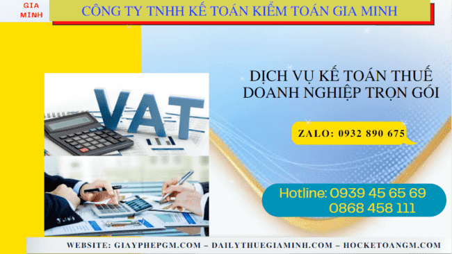 Đơn vị cung cấp dịch vụ kế toán thuế doanh nghiệp ở Cần Thơ 
