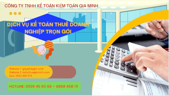 Dịch vụ kế toán thuế doanh nghiệp trọn gói tại Thành Phố Hồ Chí Minh