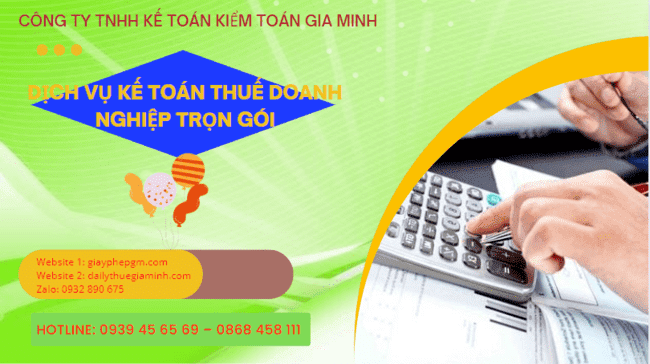 Dịch vụ kế toán thuế doanh nghiệp trọn gói tại Thành Phố Cần Thơ