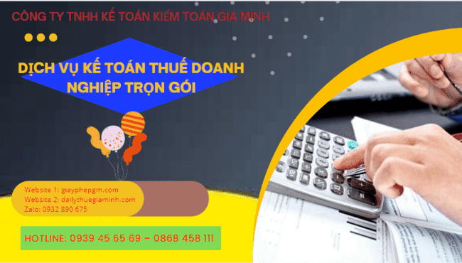 Dịch vụ kế toán thuế doanh nghiệp trọn gói tại Đà Nẵng