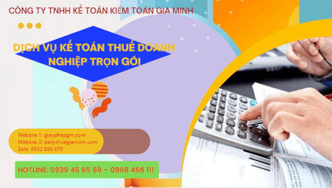 Dịch vụ kế toán thuế doanh nghiệp trọn gói tại Quận Hải Châu