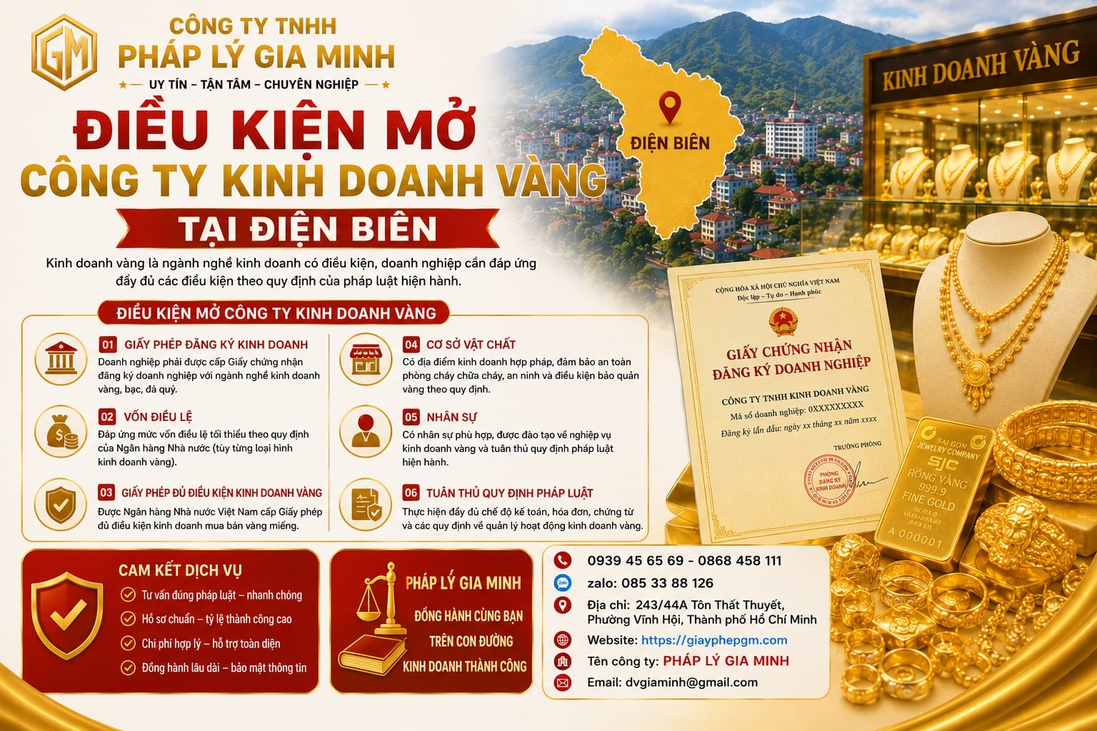 Thành Lập Công Ty Kinh Doanh Vàng Tại Điện Biên – Điều Kiện, Hồ Sơ Và Kinh Nghiệm Thực Tế Từ Chuyên Gia 10 Điều kiện mở công ty kinh doanh vàng Điện Biên
