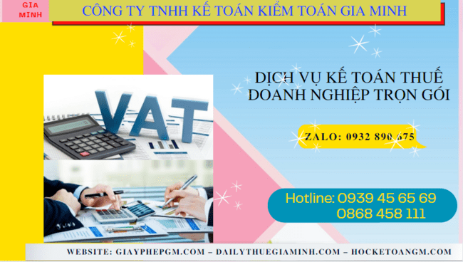 Đơn vị cung cấp dịch vụ kế toán thuế doanh nghiệp ở Hậu Giang 
