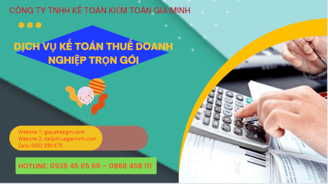 Dịch vụ kế toán thuế doanh nghiệp trọn gói tại Vũng Tàu
