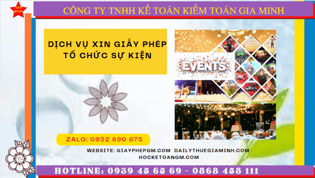 DỊCH VỤ XIN GIẤY PHÉP TỔ CHỨC SỰ KIỆN TẠI VĨNH LONG 6 Thủ tục xin giấy phép tổ chức sự kiện trọn gói tại Vĩnh Long