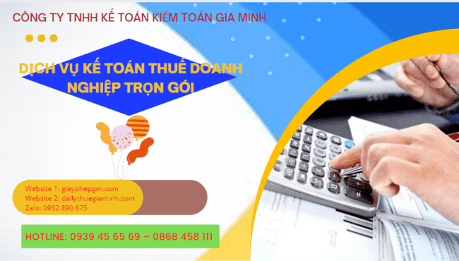 Dịch vụ kế toán thuế doanh nghiệp trọn gói tại Bình Phước