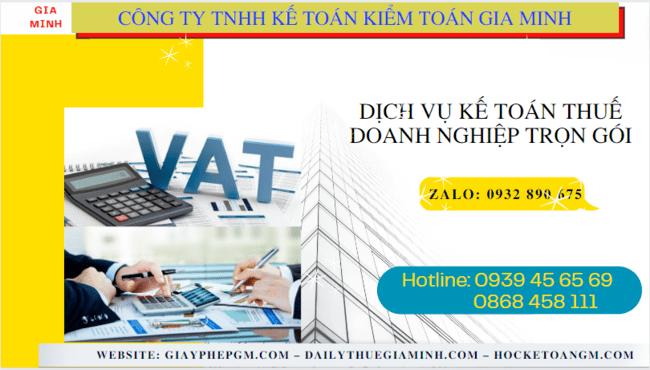 Đơn vị cung cấp dịch vụ kế toán thuế doanh nghiệp ở Tiền Giang 