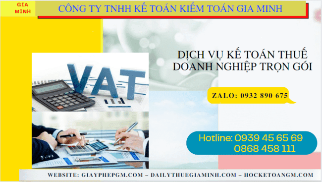 Đơn vị cung cấp dịch vụ kế toán thuế doanh nghiệp ở Vũng Tàu 