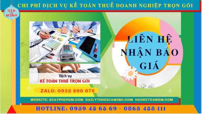 Bảng giá dịch vụ kế toán doanh nghiệp ở TP Hải Phòng 