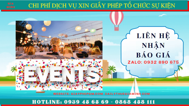Dịch vụ xin giấy phép tổ chức sự kiện tại quảng bình 6 Thủ tục xin giấy phép tổ chức sự kiện trọn gói tại Quảng Bình
